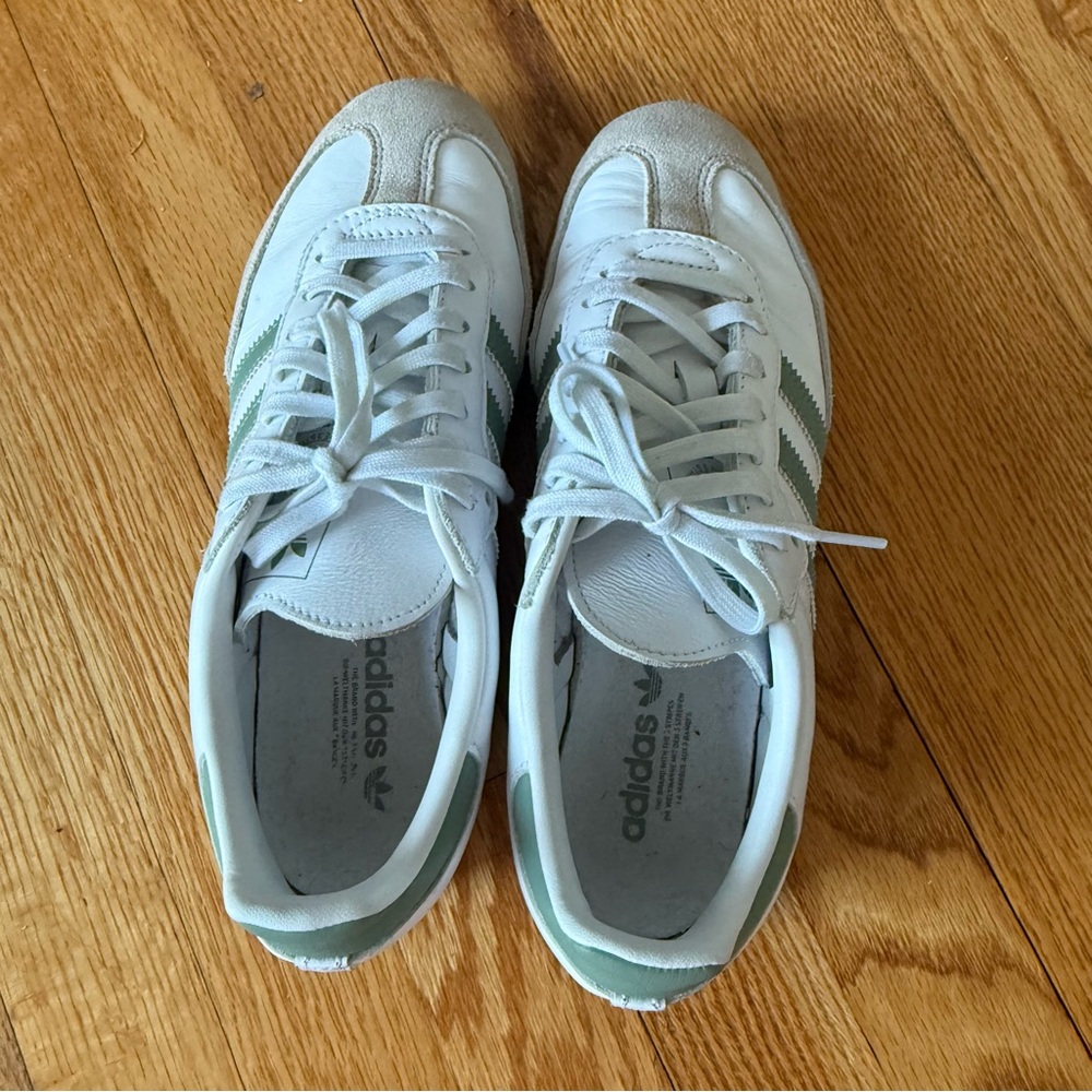 Adidas Samba White and Green - Picture 7 of 9